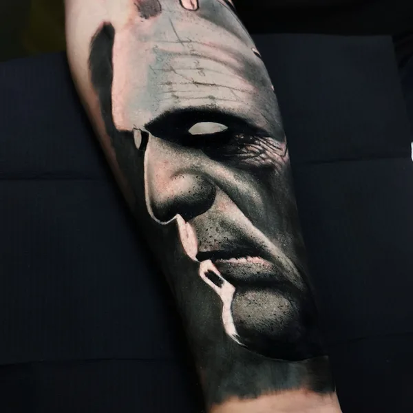 Biomechanical tattoo by Marin Yordanov - Yordanov Arts