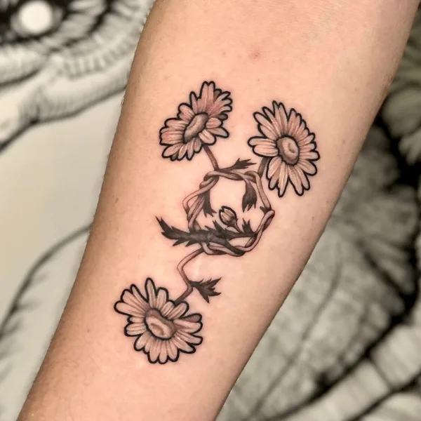 Dotwork tattoo by Roman Brumel