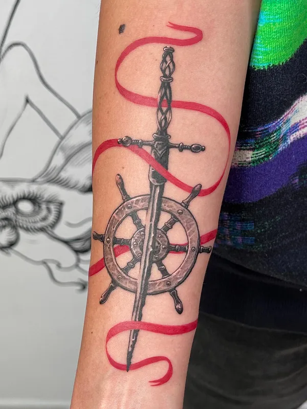 Dotwork tattoo by Roman Brumel