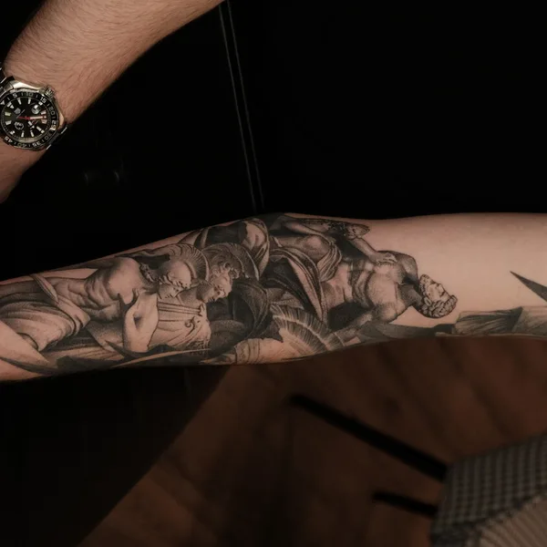 Микрореализм tattoo by DAN OBSCURA in Москва