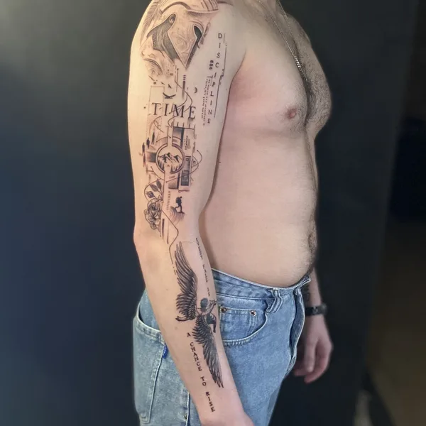 coverup tattoo by ДЭН ОТЧИЧЕНКО in Оренбург