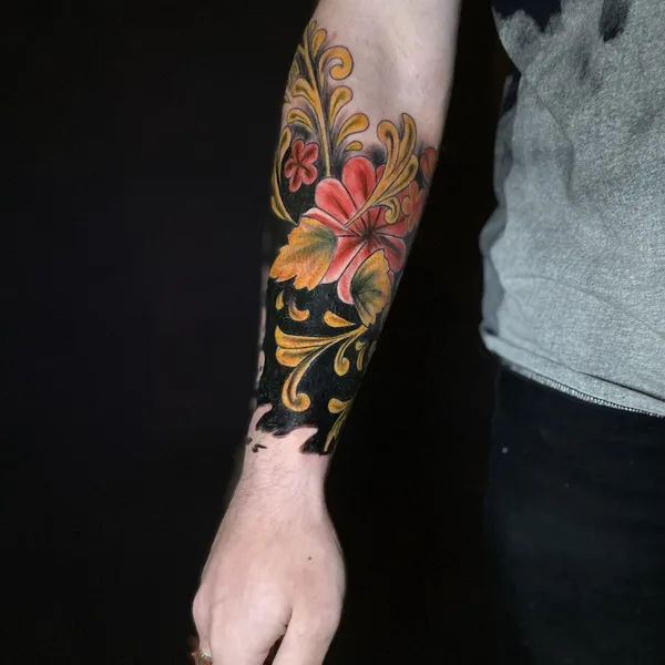 coverup tattoo by ДЭН ОТЧИЧЕНКО in Оренбург