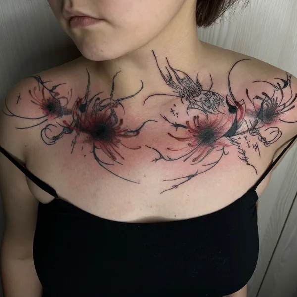 Graphic tattoo by Евгений Колодкин in Барнаул