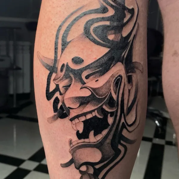 Graphic tattoo by Евгений Колодкин in Барнаул