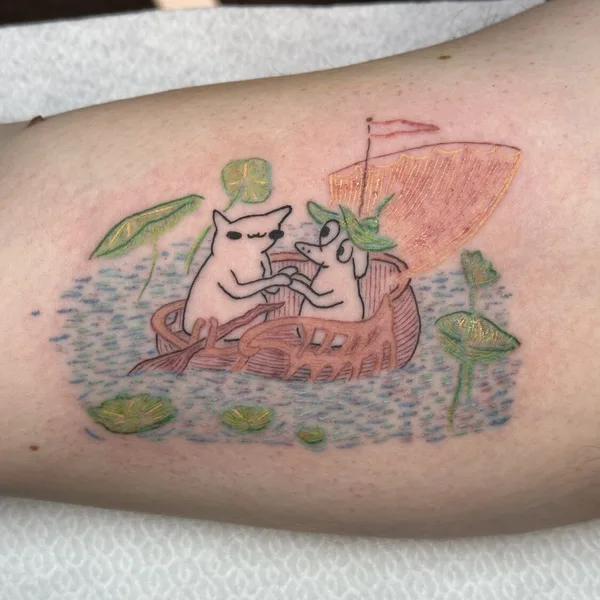 Author's Style tattoo by Szymon Lipowski in Kraków