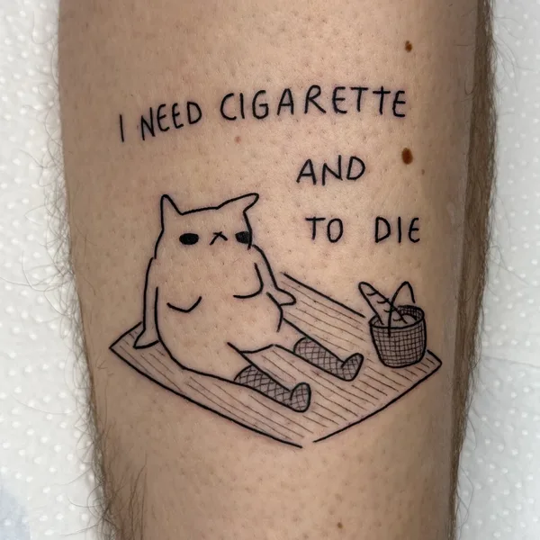 Author's Style tattoo by Szymon Lipowski in Kraków