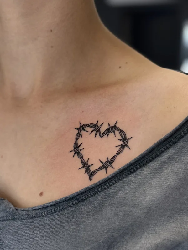 female black татуировка на collarbone #104310 | Тату мастер Молли Свобода 