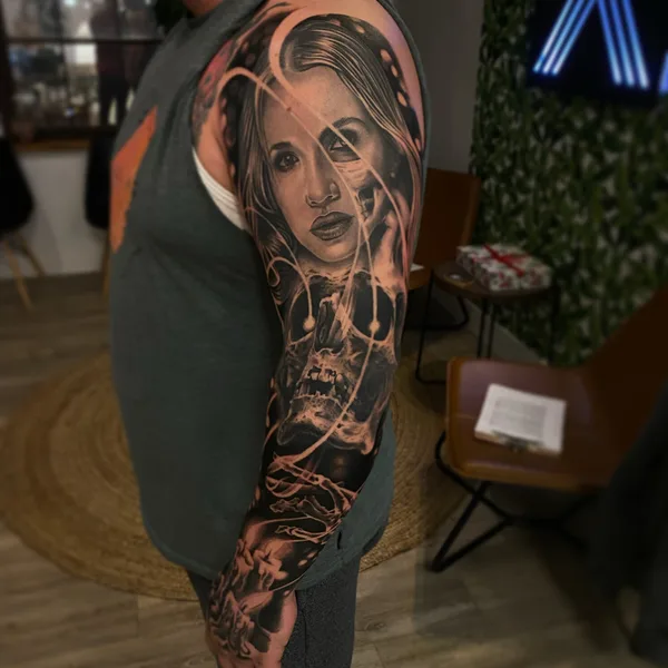 Realism tattoo by Daniel Sanchez in Boston