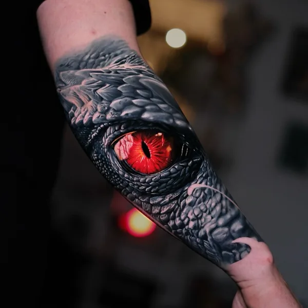 Anime tattoo by Armash in Dubai