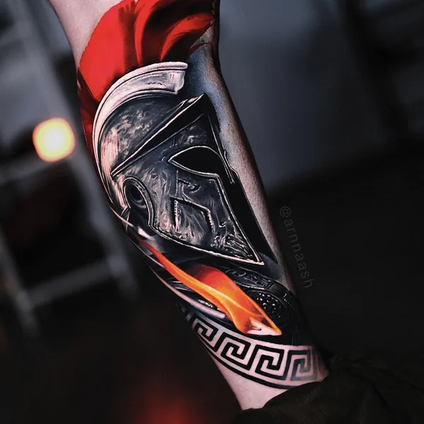 Anime tattoo by Armash in Dubai