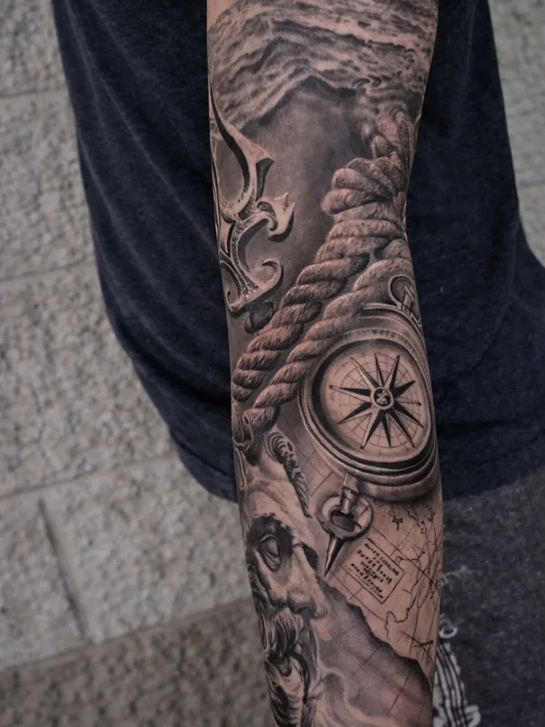 blackandgrey surrealism 타투 #104699 | 타투이스트 Justin Potter