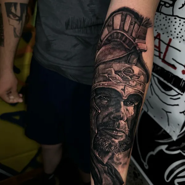 Реализм tattoo by Антон Иванов in Брянск