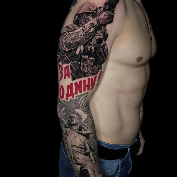 Реализм tattoo by Антон Иванов in Брянск
