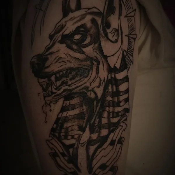Graphic tattoo by Евгения Никонова in Саратов