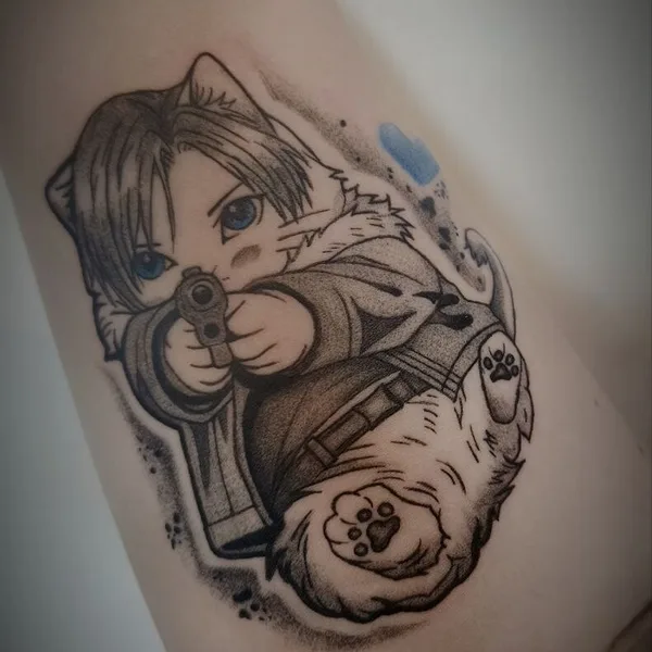 Graphic tattoo by Евгения Никонова in Саратов