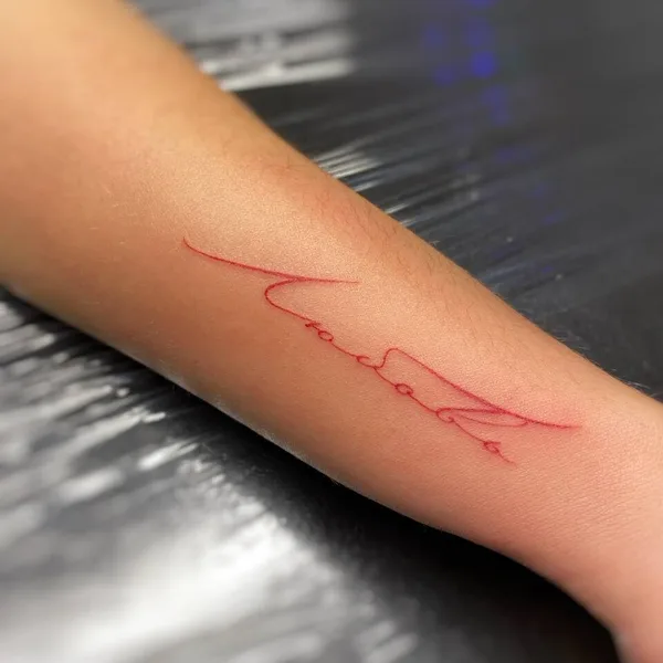 Feminine tattoo by Мария Мельник in Саратов