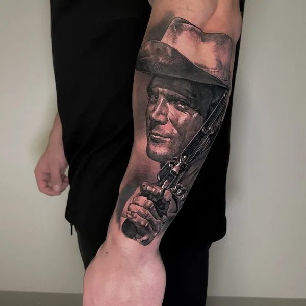 Портретная tattoo by Oleksandr Rudenko in Lörrach