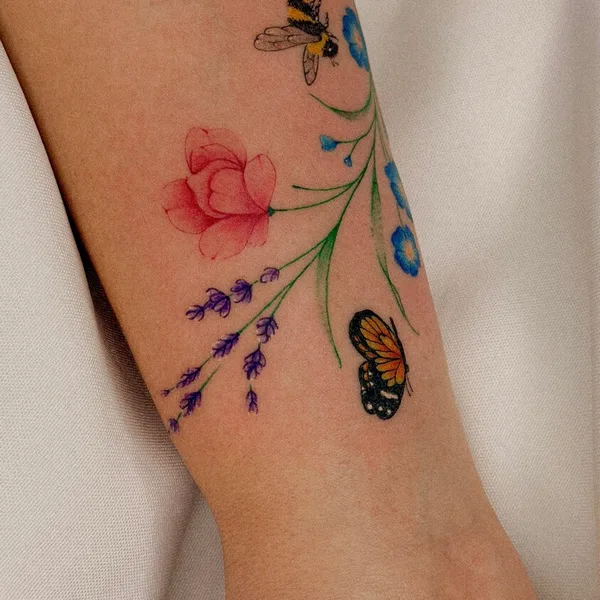 Black tattoo by Gi Bianco in Porto