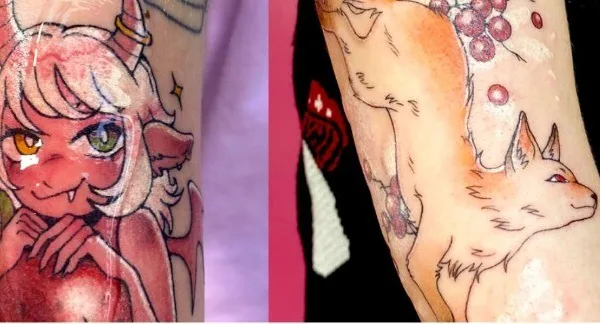 female Tatuaggio #105647 | Tatuatore Евгения Куликова