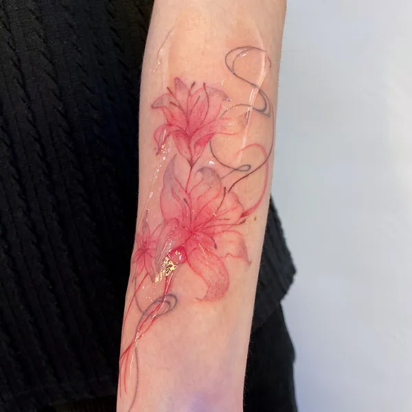Author's Style tattoo by Евгения Куликова in Красноярск