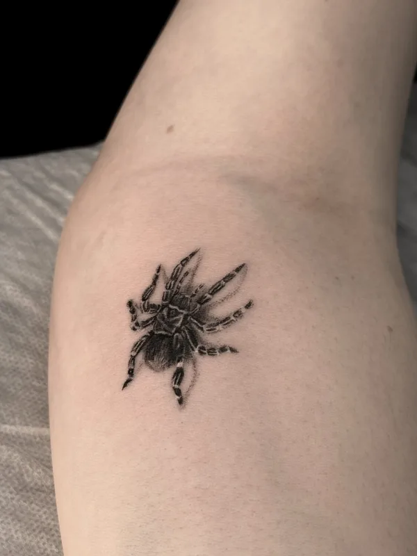 female black microrealism татуировка на forearm #105681 | Тату мастер Анна Дубровина
