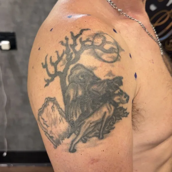 Realism tattoo by Gustavo Araujo in Curitiba