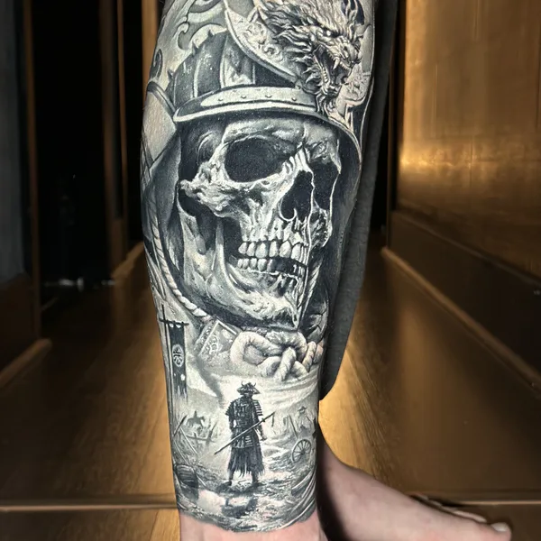 Realism tattoo by Gustavo Araujo in Curitiba