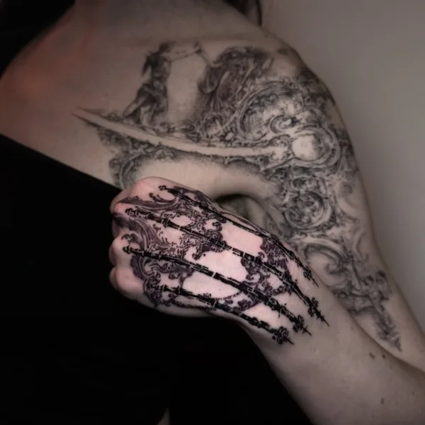 Organic tattoo by Cain Tattoo in New York City