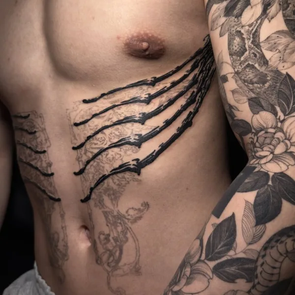 Organic tattoo by Cain Tattoo in New York City