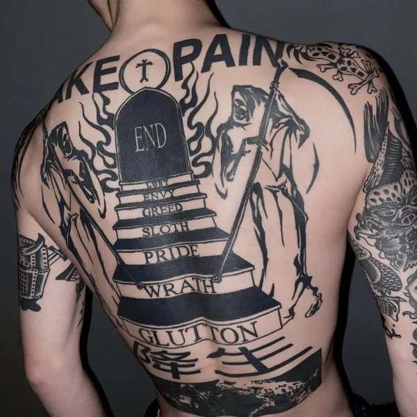 Organic tattoo by Cain Tattoo in New York City