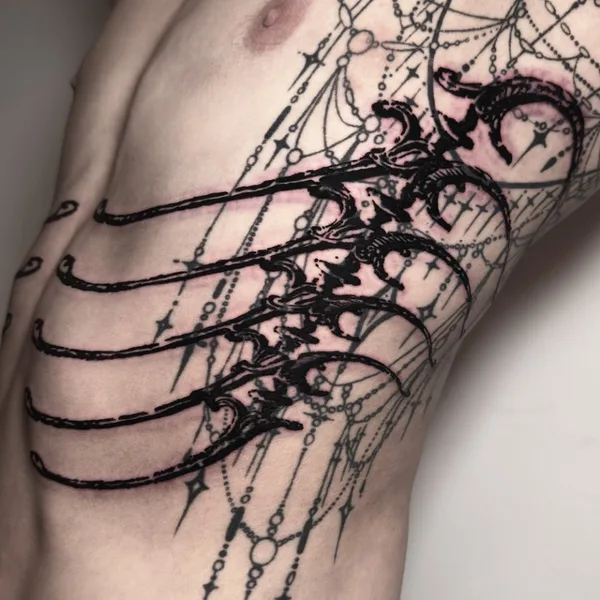 Organic tattoo by Cain Tattoo in New York City