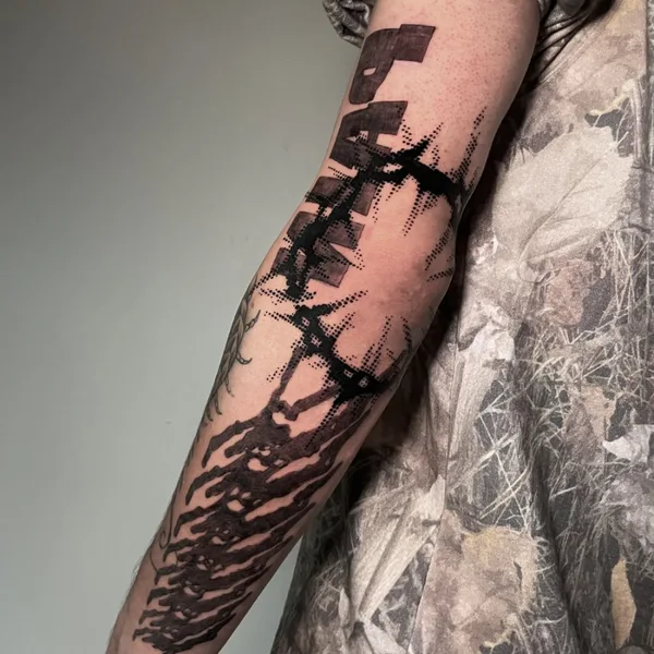 Organic tattoo by Cain Tattoo in New York City