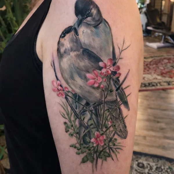 Ornamental tattoo by Tara Morgan in Groton