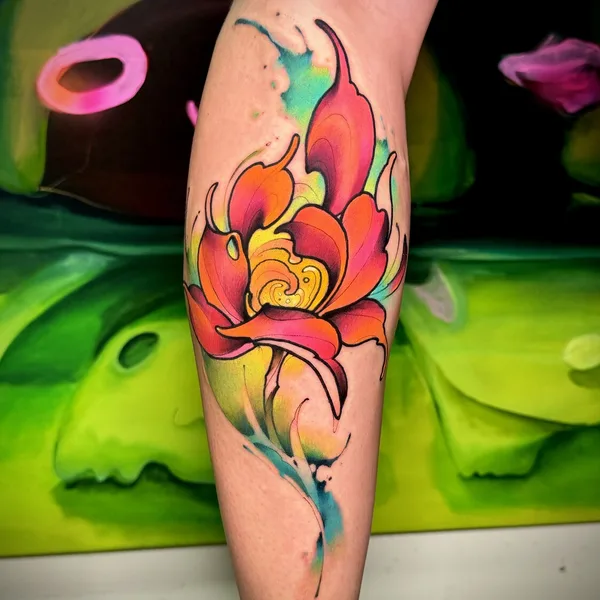 Abstract tattoo by Антон Ковригин (Yellow Dog) in Краснодар