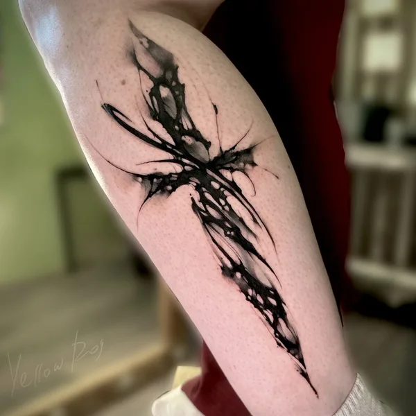 Abstract tattoo by Антон Ковригин (Yellow Dog) in Краснодар