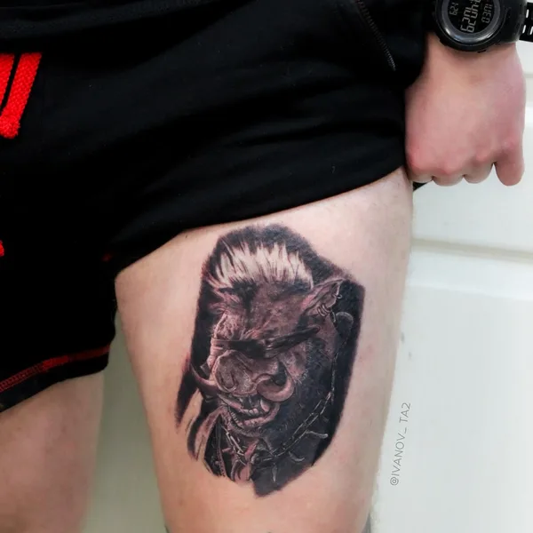 Realism tattoo by Даниил Иванов in Каменск-Уральский
