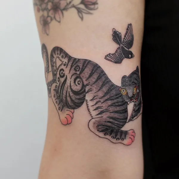Oriental tattoo by Onsil Ink in Seoul