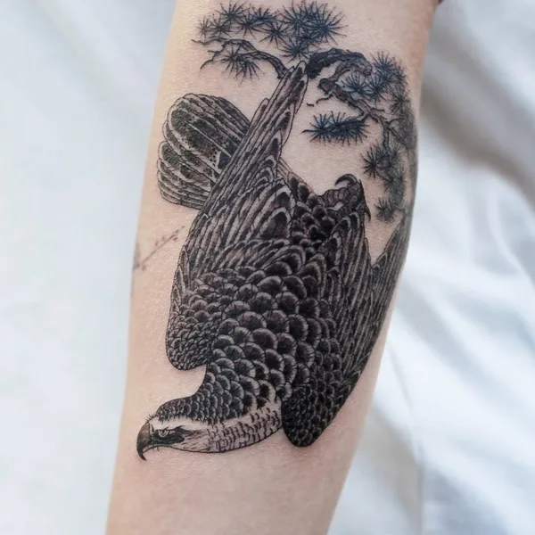 Oriental tattoo by Onsil Ink in Seoul