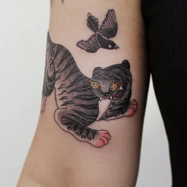 Oriental tattoo by Onsil Ink in Seoul