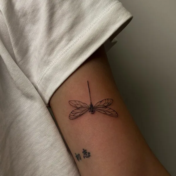 Minimalism tattoo by Anastasia Kulikova in Zagreb