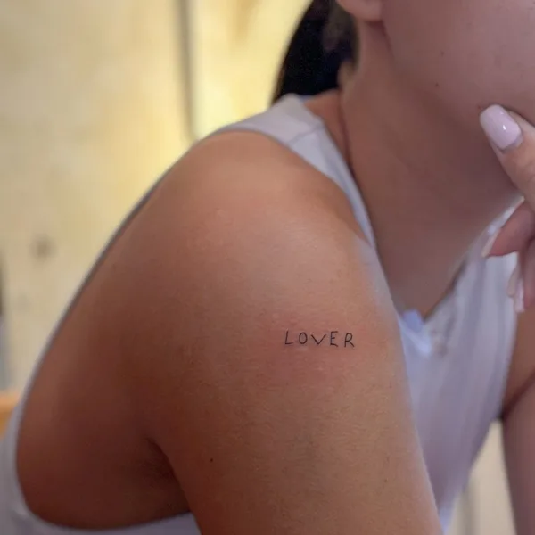 Minimalism tattoo by Anastasia Kulikova in Zagreb