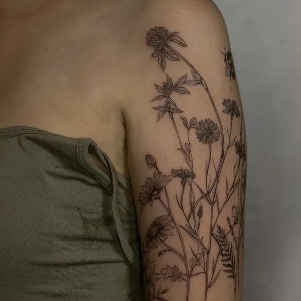 Minimalism tattoo by Anastasia Kulikova in Zagreb