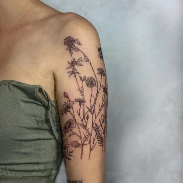 Minimalism tattoo by Anastasia Kulikova in Zagreb
