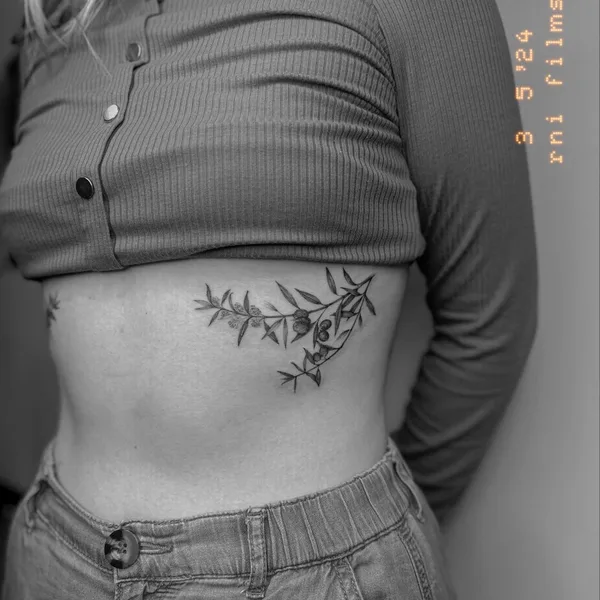 Minimalism tattoo by Anastasia Kulikova in Zagreb