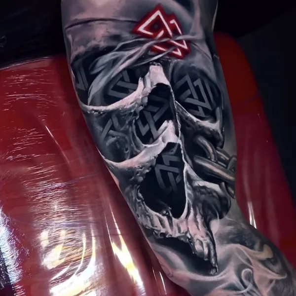 Авторская tattoo by Yevhen Dikov in Kassel