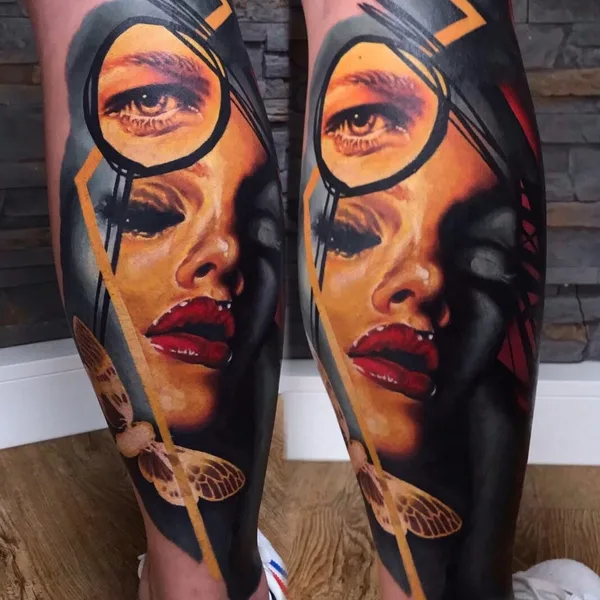 Авторская tattoo by Yevhen Dikov in Kassel