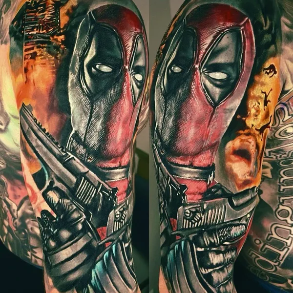 Авторская tattoo by Yevhen Dikov in Kassel