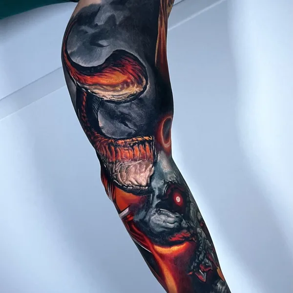 Авторская tattoo by Yevhen Dikov in Kassel