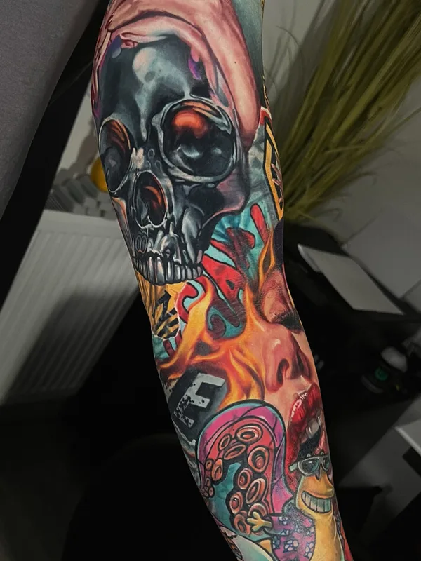 male color realism татуировка на hands #96843 | Тату мастер Yevhen Dikov