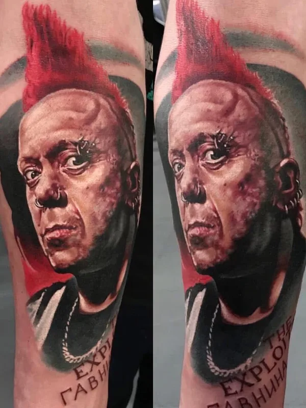 male color portrait татуировка на forearm #97878 | Тату мастер Yevhen Dikov